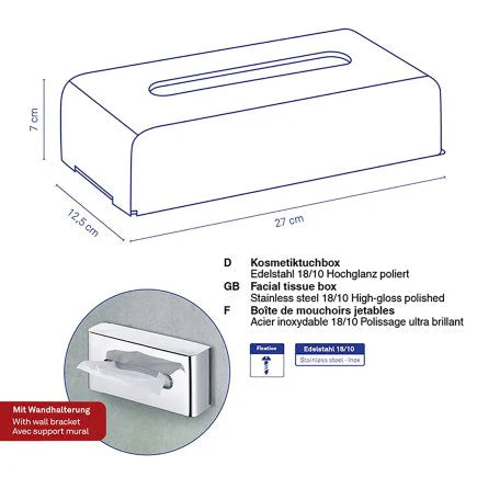 Kela Facial Tissue Box Faber