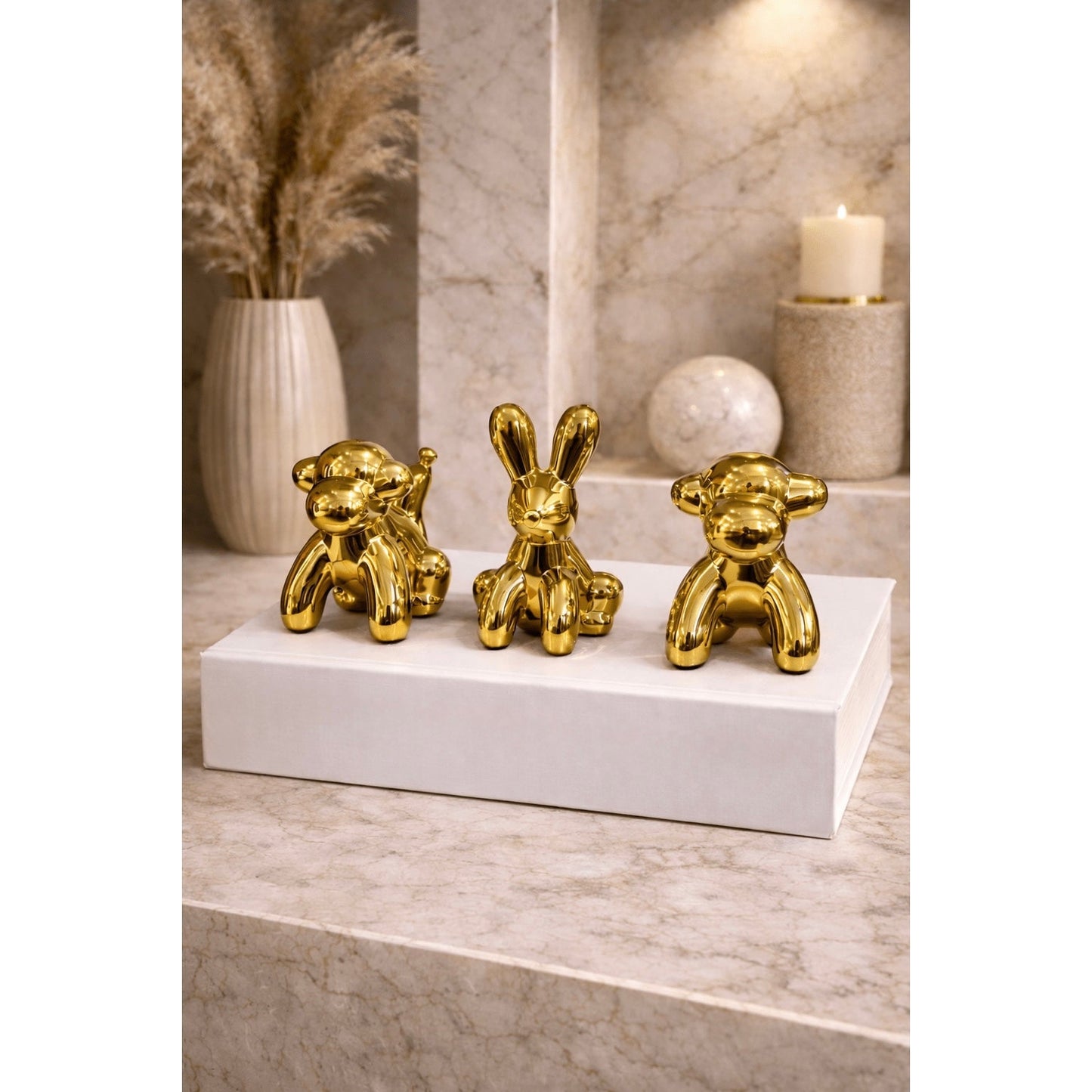 Gold Animal decor pieces