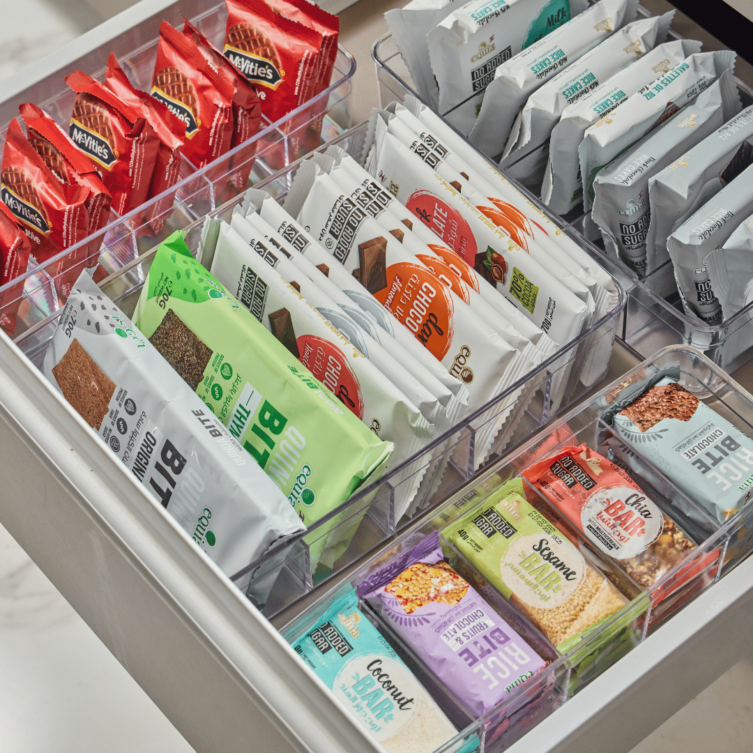Clear 5-Grid Organizer - Small