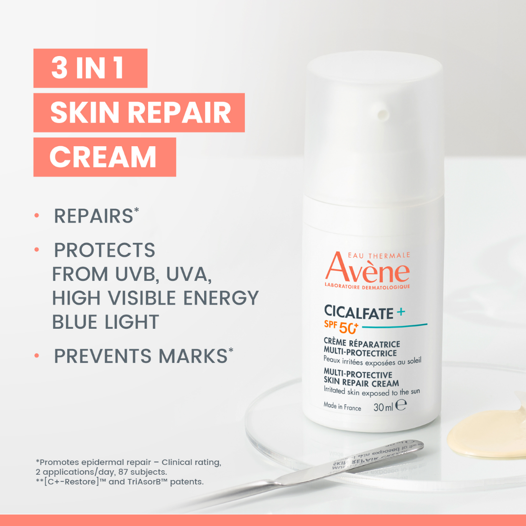 Avène Cicalfate Multi-Protective Skin Repair Cream Sun Protect SPF50+ 30ml