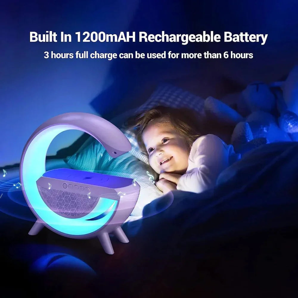 RGB Light Speaker With Wireless Charging