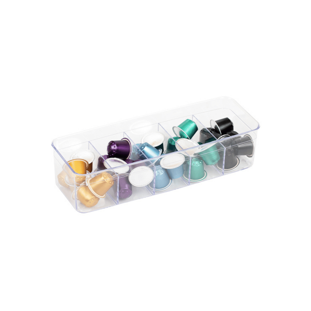 Clear 5-Grid Organizer - Small