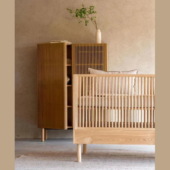 Quax - Hai No Ki Bed - 140x70cm - Natural Ash Crib