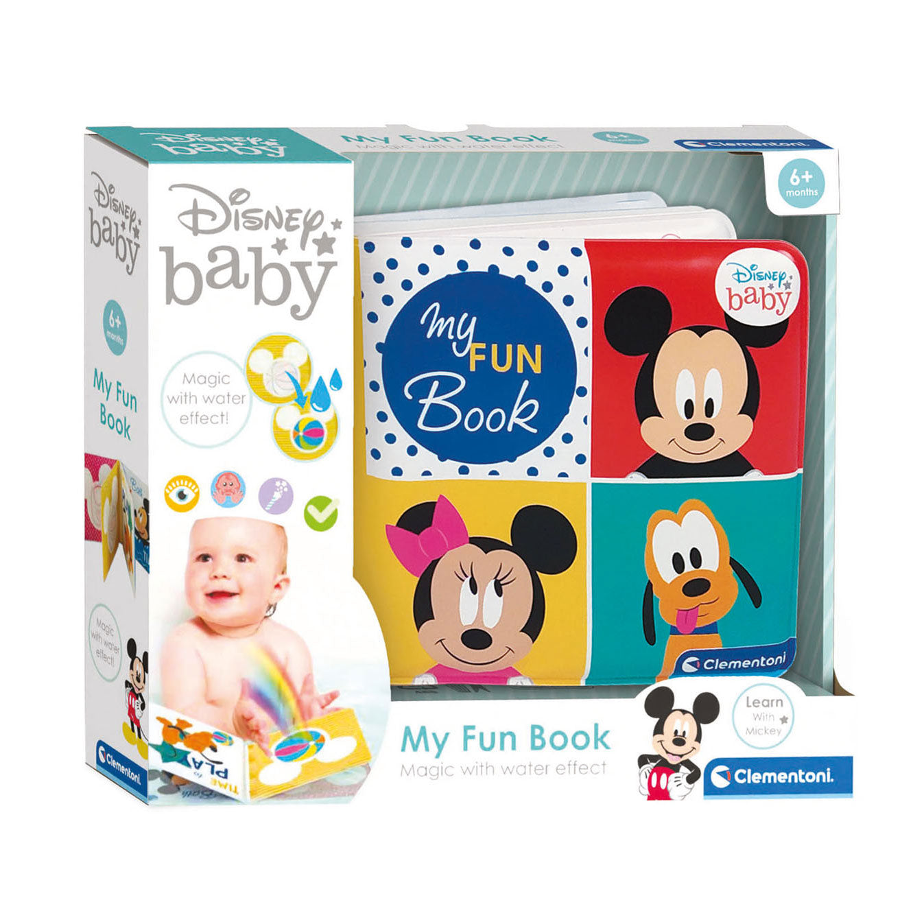 Clementoni Baby Soft Book with Activity Toys
