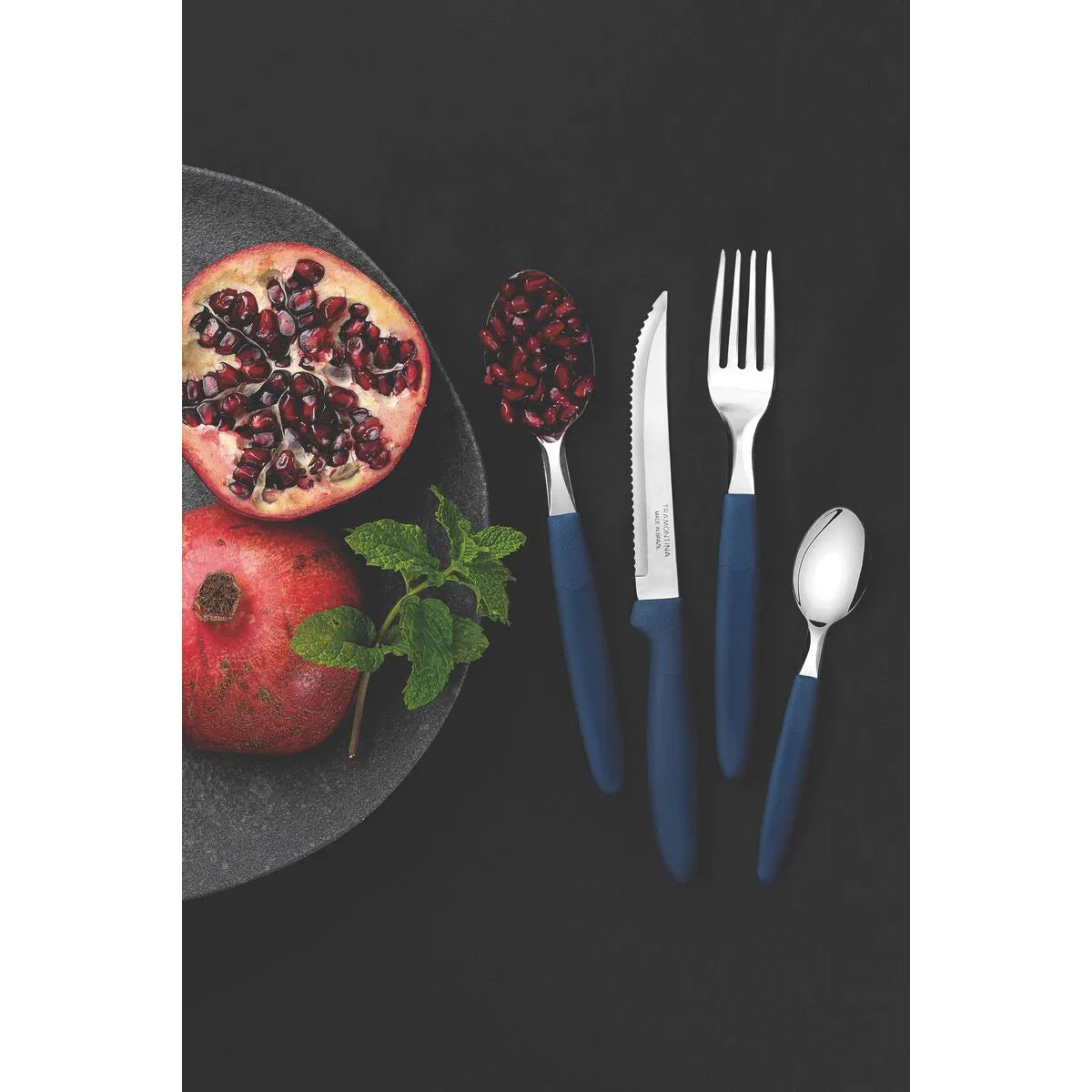 Tramontina Ipanema flatware set , 48 pcs (Blue)