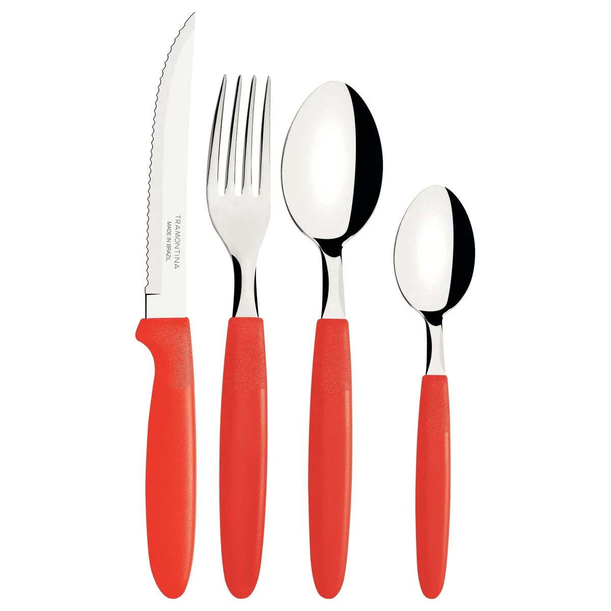 Tramontina Ipanema flatware set , 48 pcs (Red)