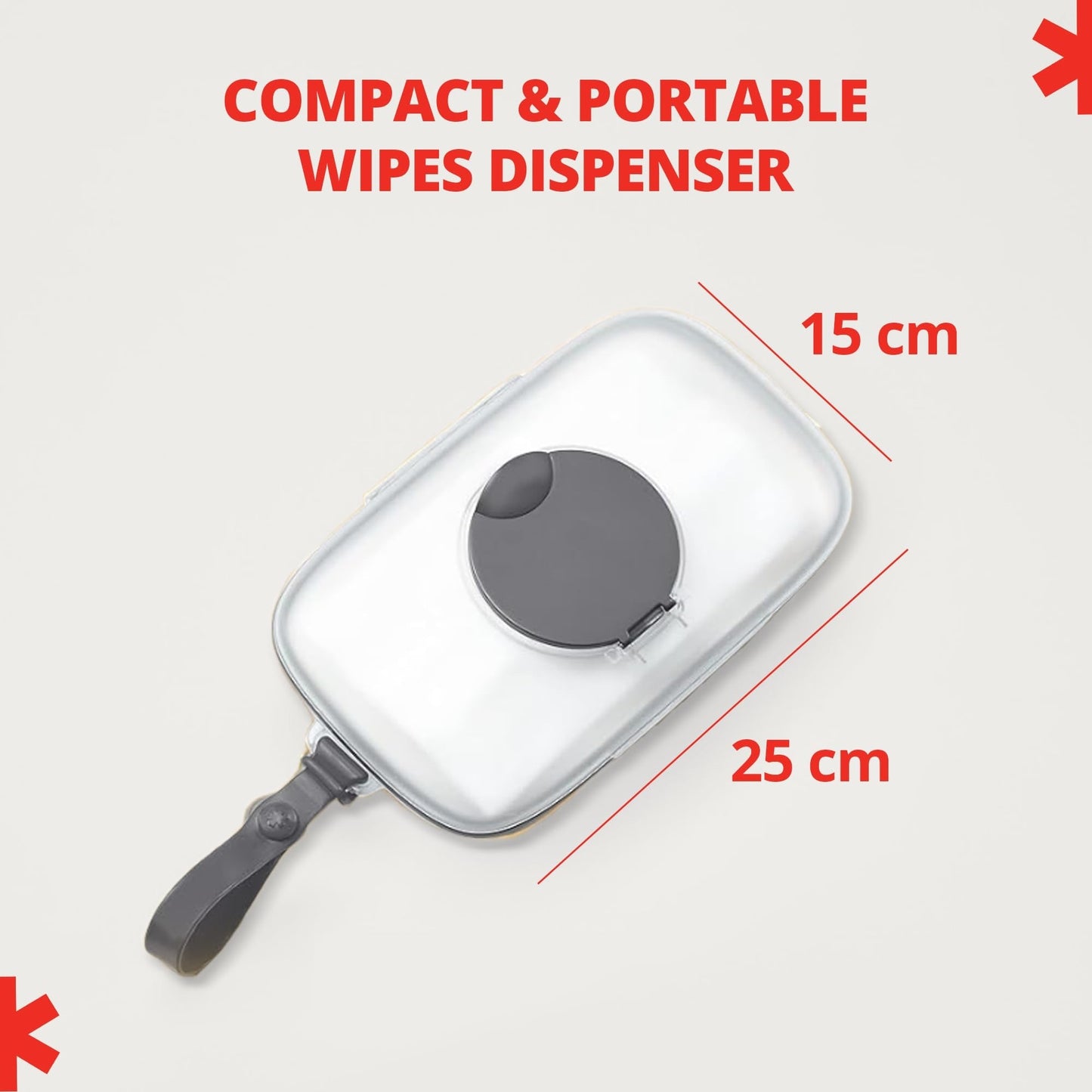On-the-Go Snug Seal Baby Wipes Case