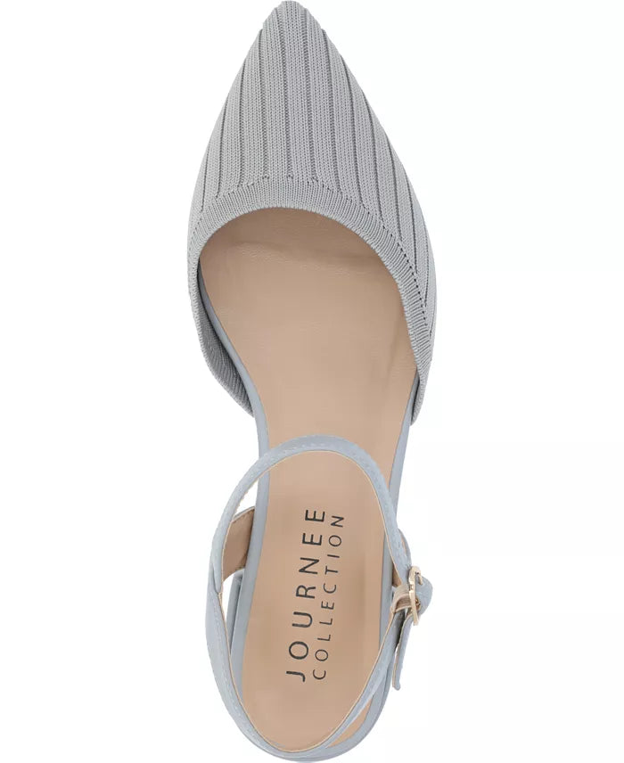 Journee Collection Women's Light Blue Pointed Toe Sandals | Journee Collection In Lebanon