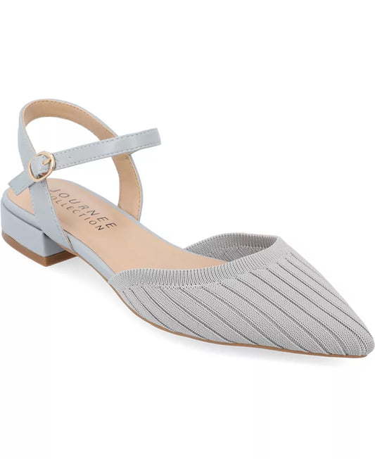 Journee Collection Women's Light Blue Pointed Toe Sandals | Journee Collection In Lebanon