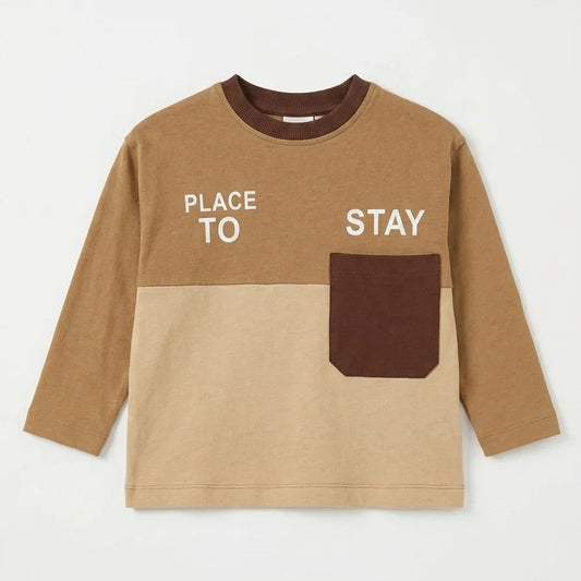 Zara Boy's Brown Printed Blouse | Zara In Lebanon