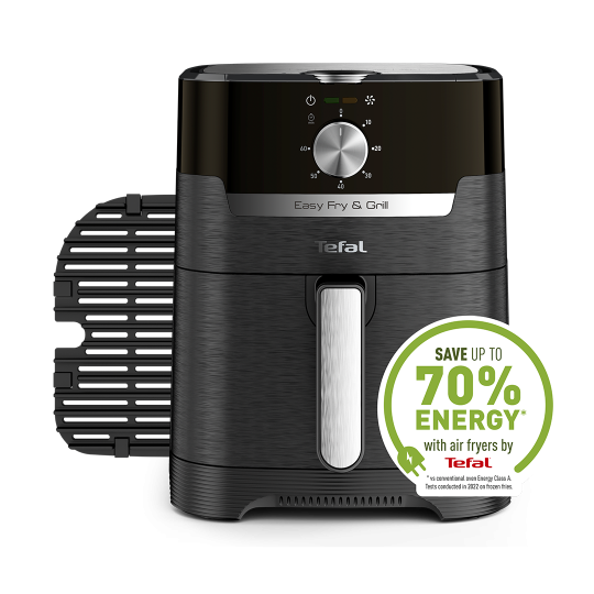 Tefal EasyFry Classic 4.2L Air Fryer & Grill Black 2 in 1 – EY501827