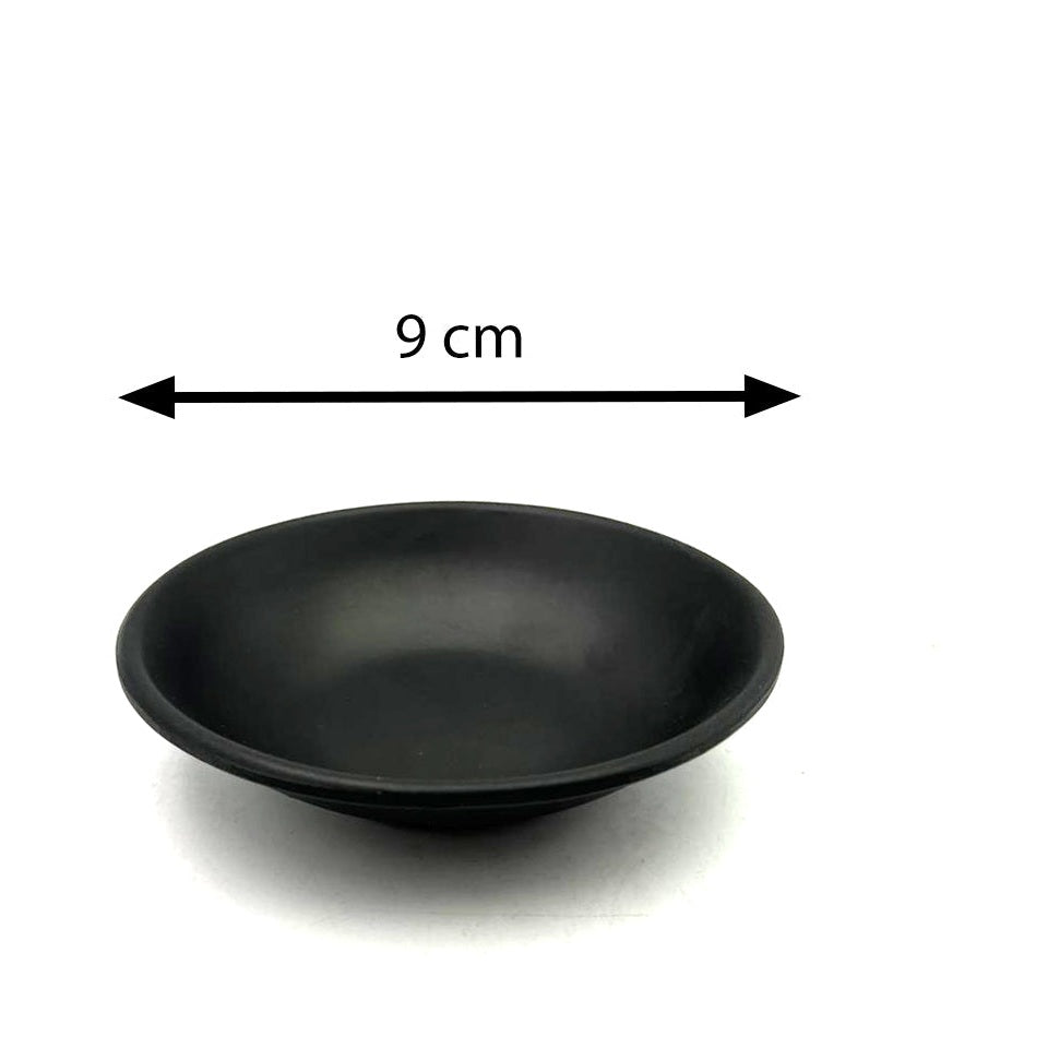 Small Sauce Bowl 9 cm Mat Black Melamine