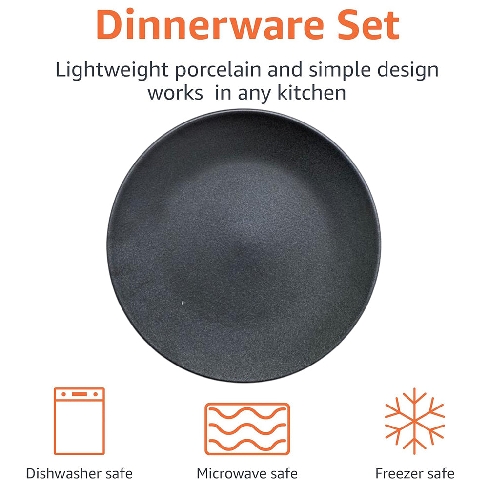 Danny Home 7.5-Inch Porcelain Flat Plate 1-Piece