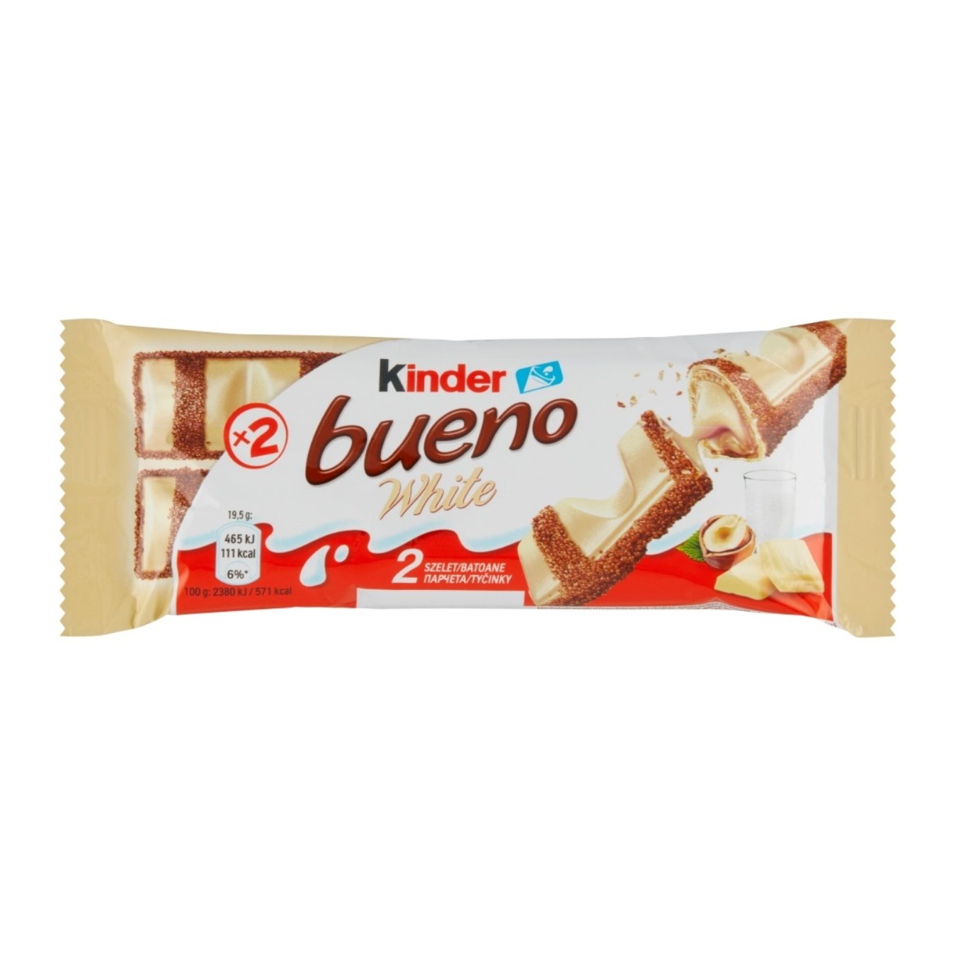 kinder bueno white 2x21.5g - Medaid International