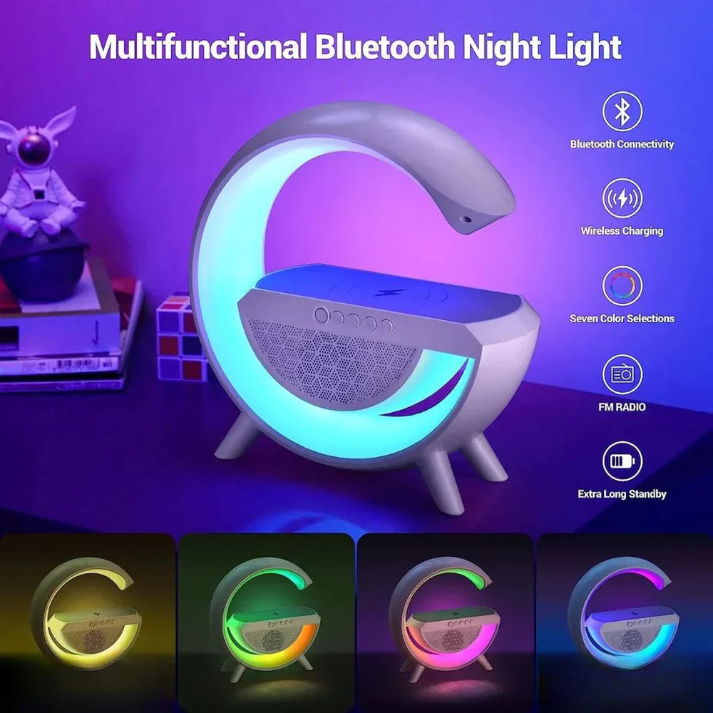 RGB Light Speaker With Wireless Charging