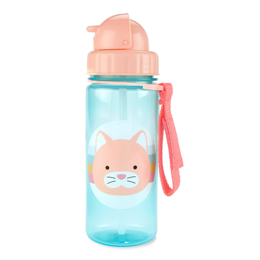 Zoo Straw Bottle Cat
