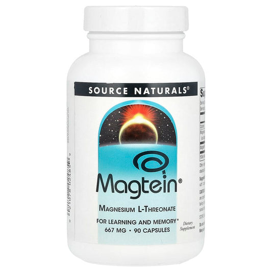 Source Naturals, Magtein, Magnesium L-Threonate, 180 Capsules - Medaid International