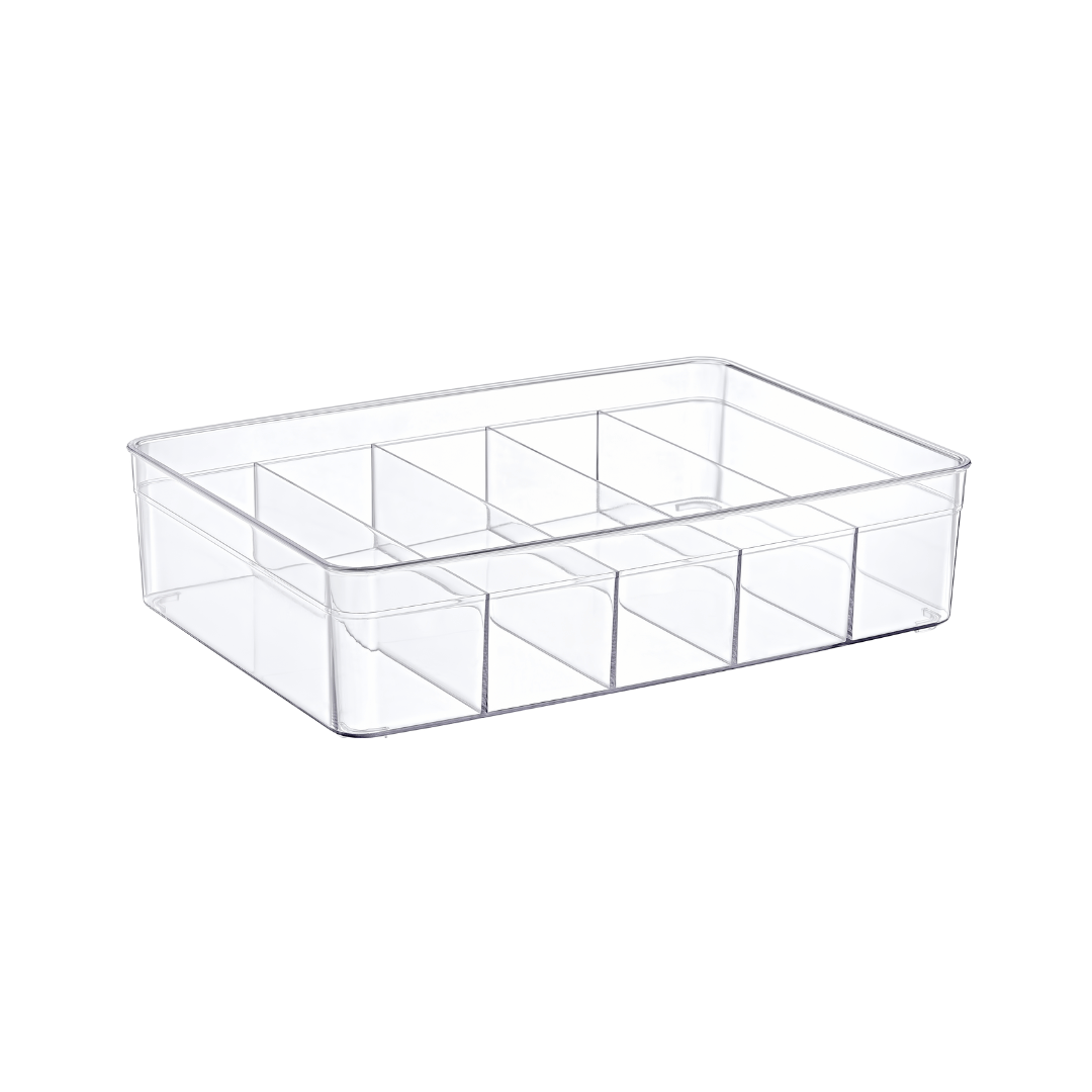 Clear 5-Grid Organizer - Large
