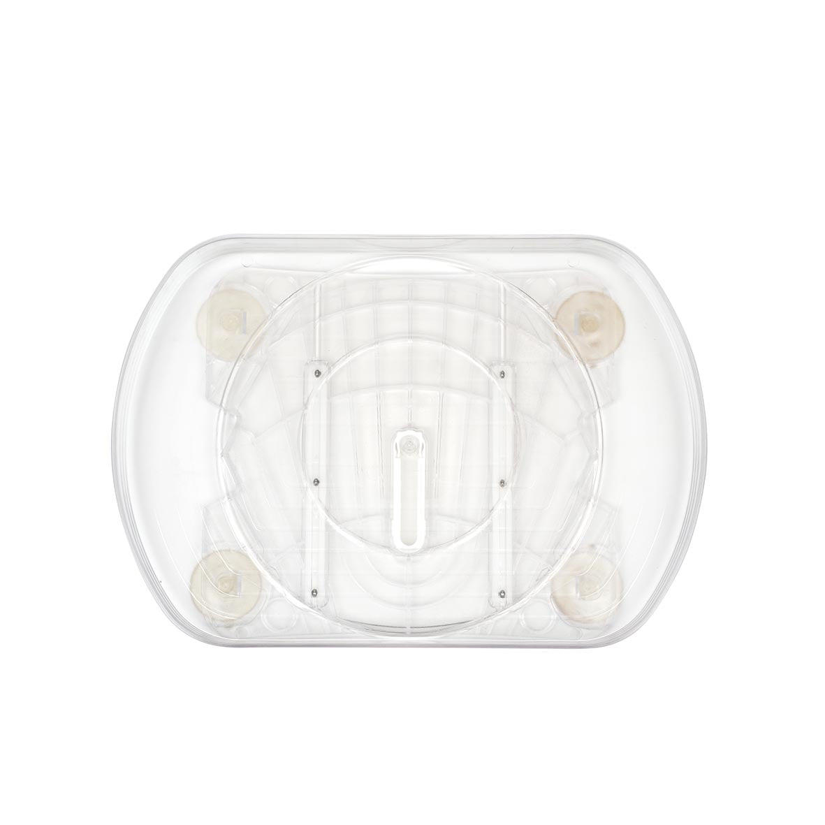 Elliptical Clear Turntable