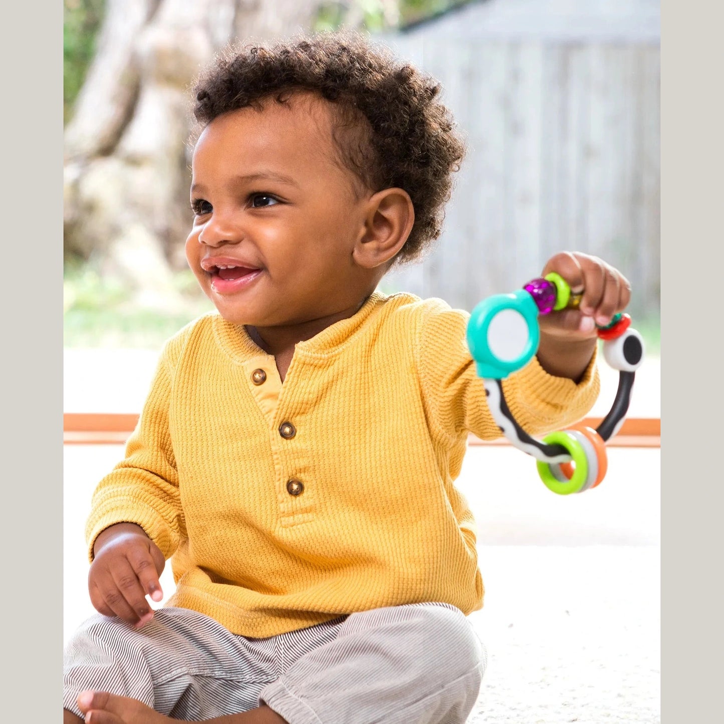 Infantino Rattle & Twist Mirror