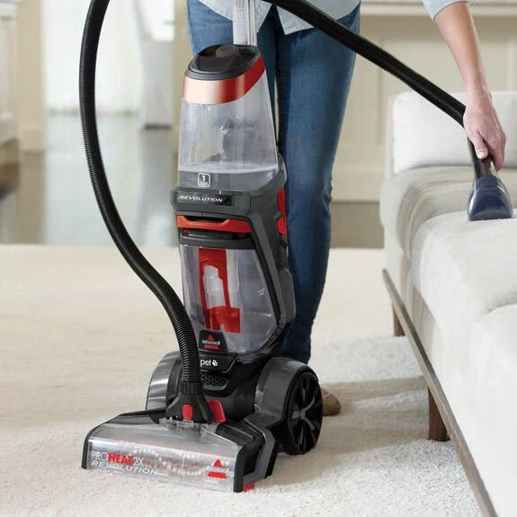 Bissell 1858E Proheat 2X Revolution Carpet Washer and Cleaner – Red & Black