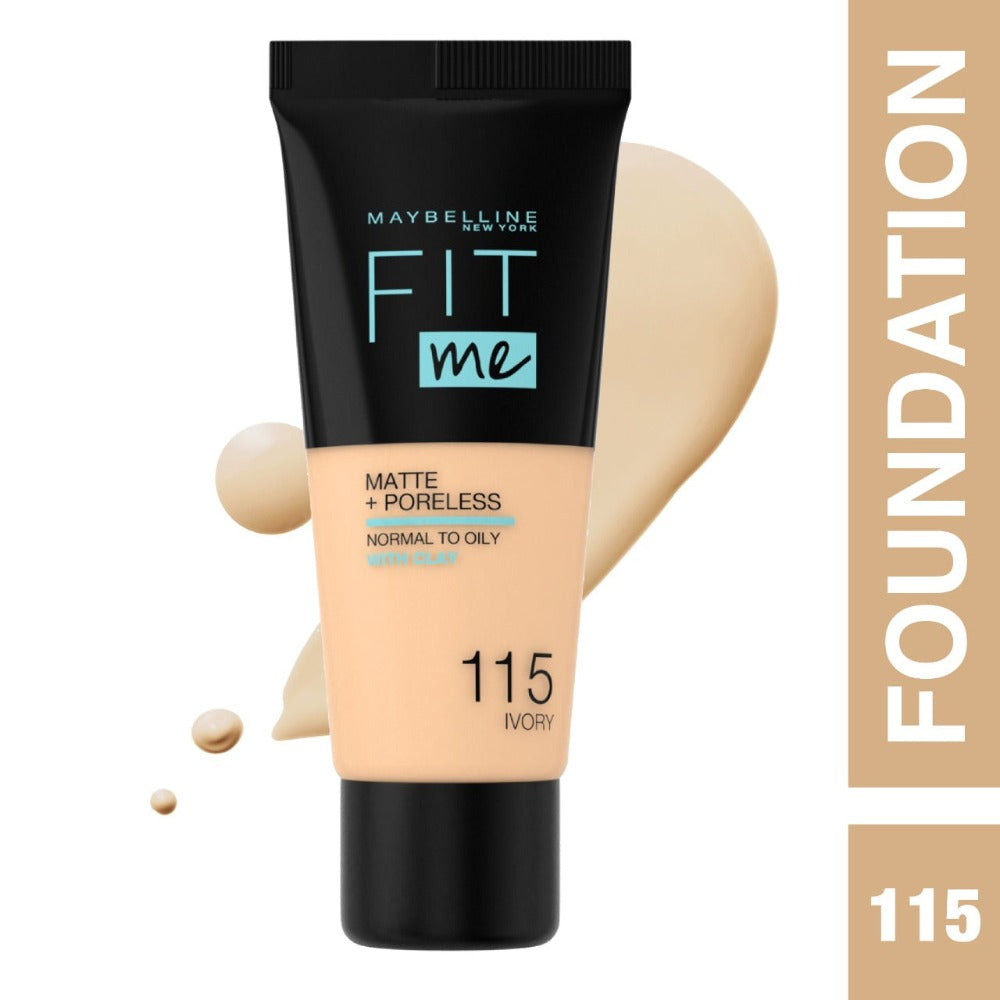 Maybelline Fit Me Matte + Poreless Liquid Foundation - 30 ml - Medaid International