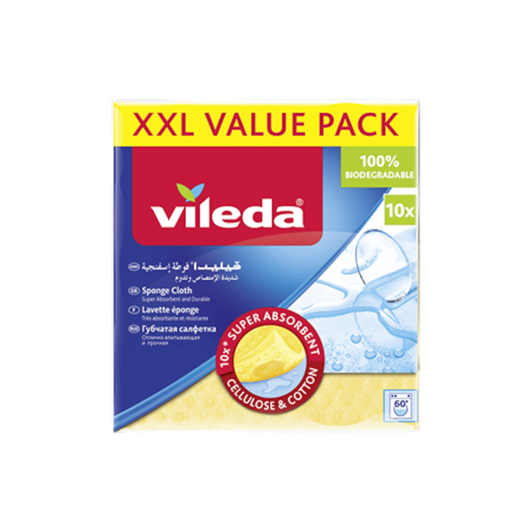 Vileda Sponge Cloth 10pcs