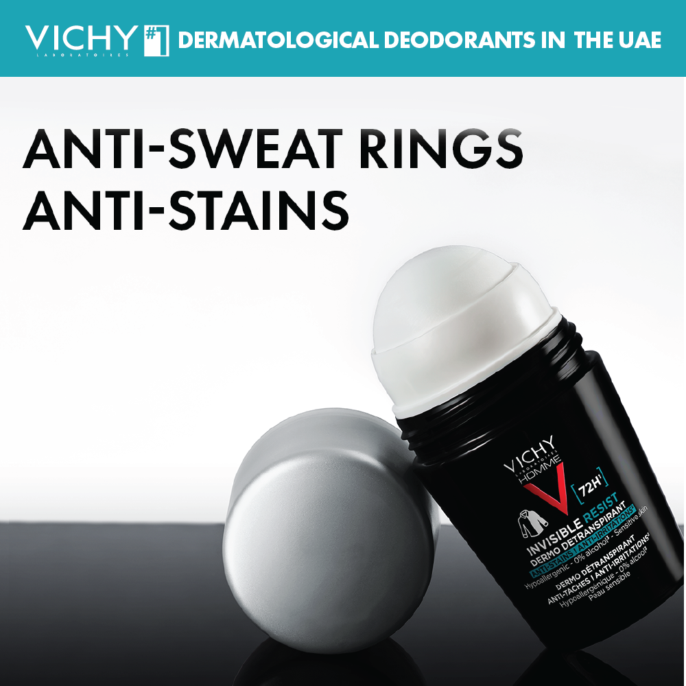 Vichy 72 Hours Invisible Resist Deodorant for Men 50 ML