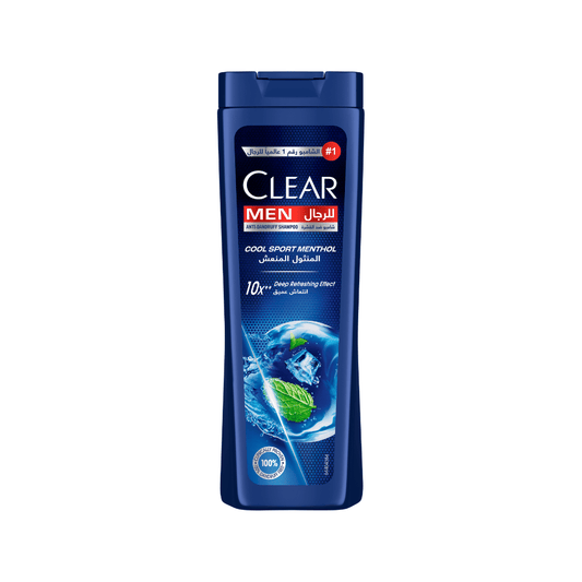 Clear Anti-Dandruff Men Shampoo Cool Sport Menthol 360ml, 15% OFF