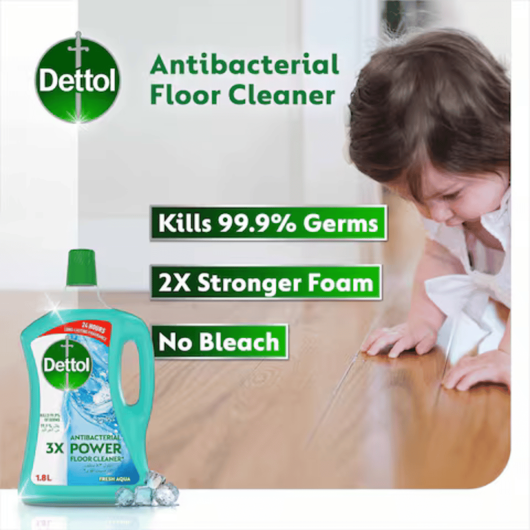 Dettol 4in1 Antibacterial Aqua Floor Cleaner 1.8L