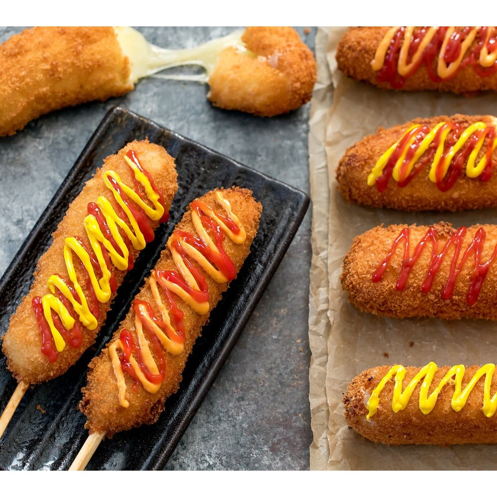 Hotdog Waffle Maker, Unique Corn Dog Design, Easy-to-Use