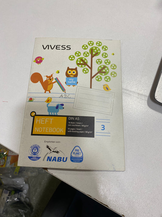 Vivess A5 Lined Notebook 16 Pages | Vivess In Lebanon