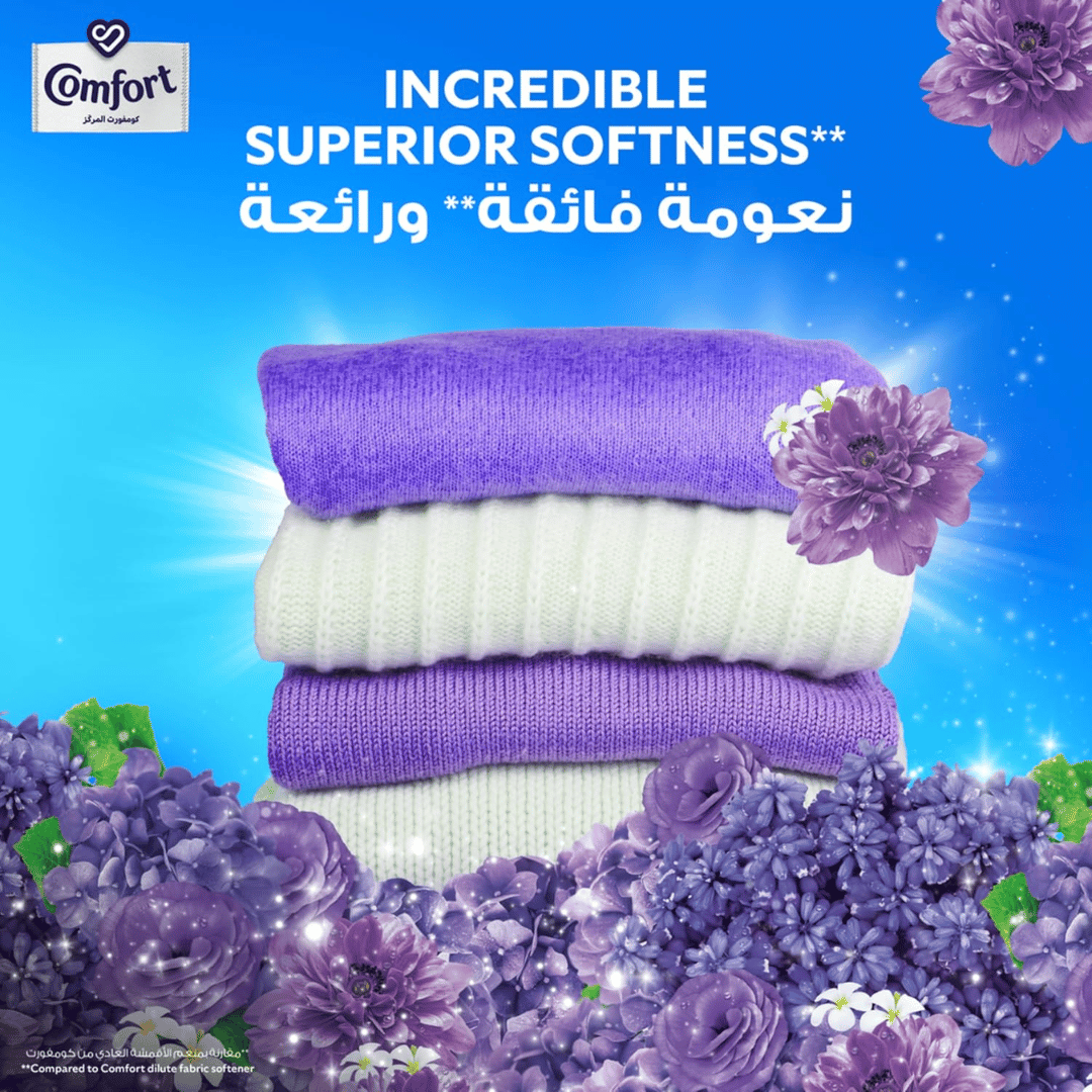 Comfort Concentrate Fabric Softener, Lavender & Magnolia, 1.5L