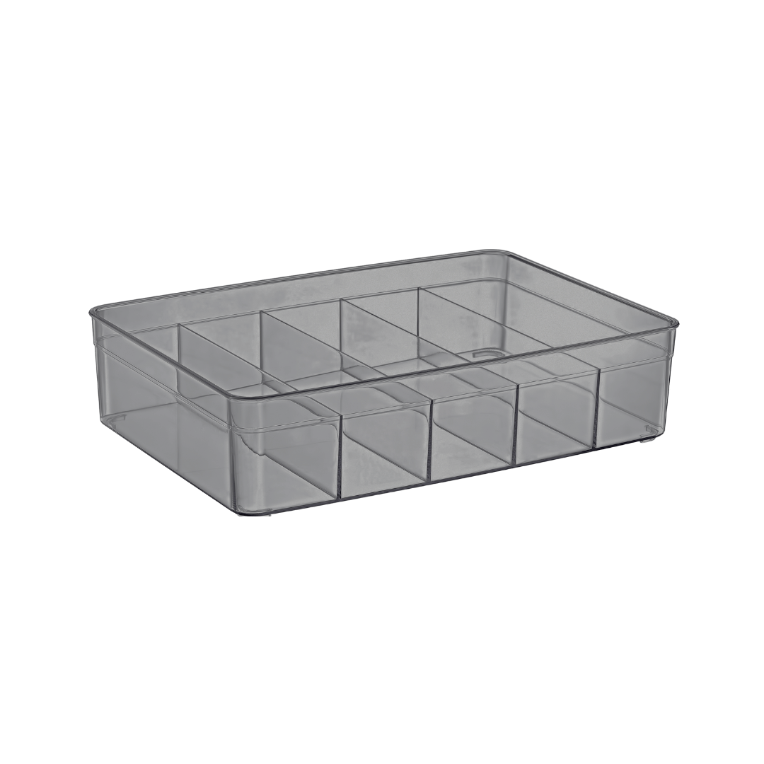 Clear 5-Grid Organizer - Large