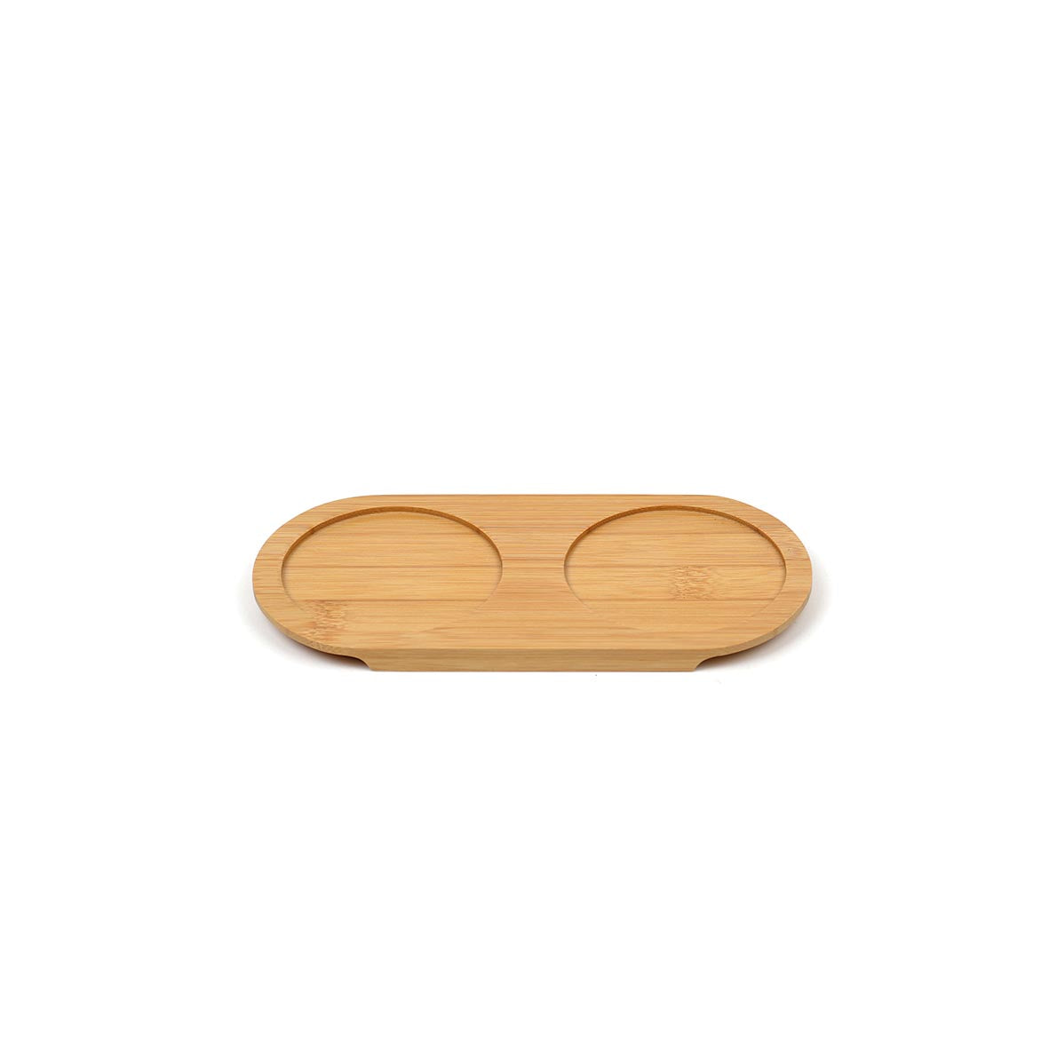 Bamboo Duo Tray – Round Holes