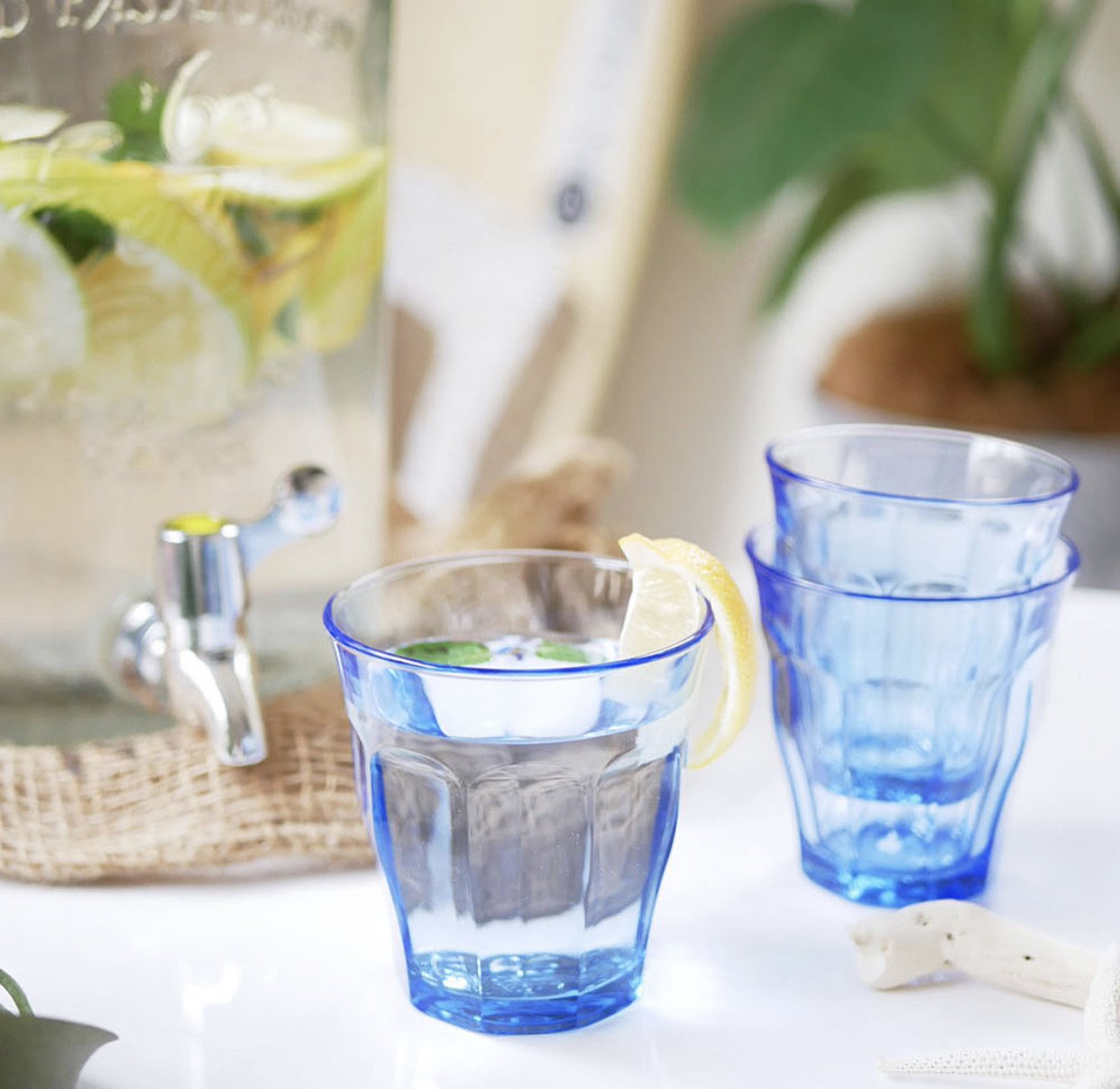 Duralex picardie marine tumbler set of 6 - 22cl