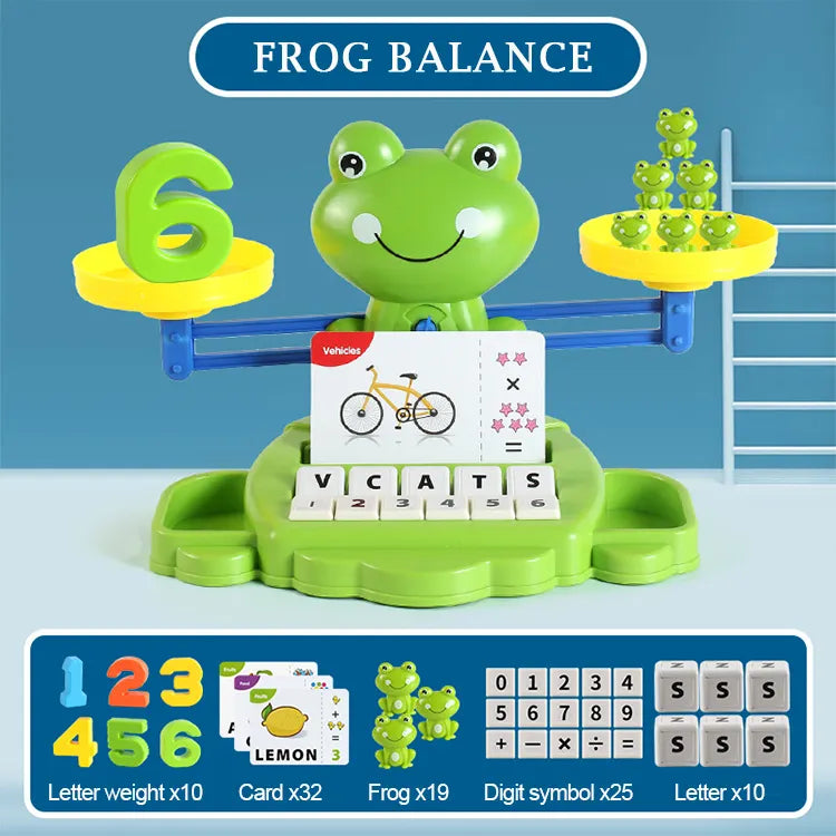 Frog Balance Math Games لعبة توازن الضفدع الرياضية