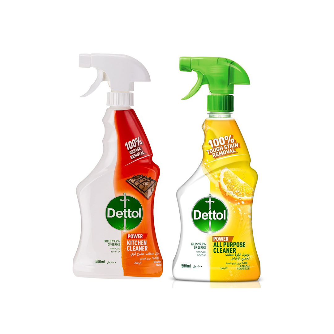 Dettol Power All Purpose Cleaner + Kitchen Cleaner, 25% Off