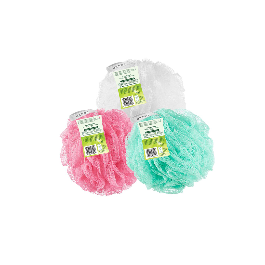 EcoTools Exfoliating EcoPouf Bath Sponge, Assorted Colors - Medaid International