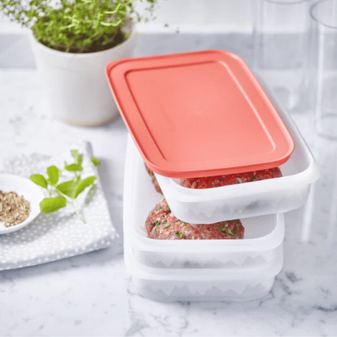 Tupperware Freezer Mates Stackable, Set of 3 layers