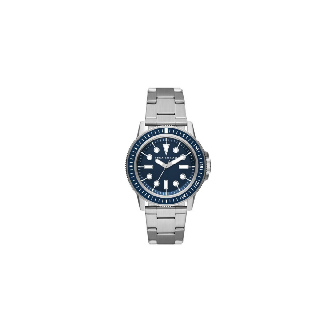 Armani Exchange Stainless Steel Blue Dial Watch - Medaid International