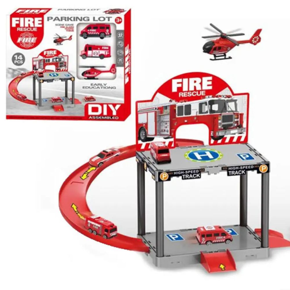 Fire Station Parking Garage Playset Lebanon