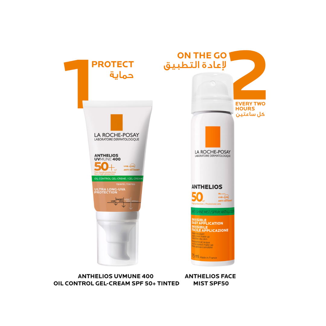 La Roche Posay Anthelios XL Tinted Sunscreen Dry Touch Anti Shine SPF50+ for Oily Skin 50ml