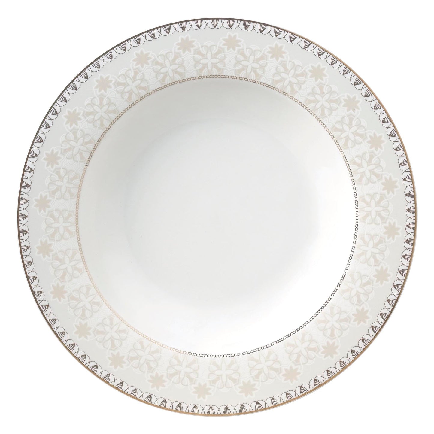 Symphony gold star décor soup plate Ø:21.5cm
