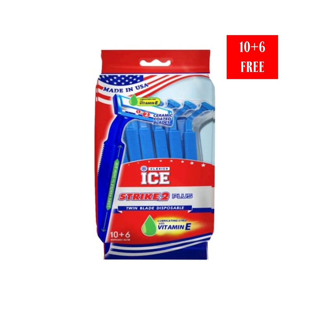 Ice Strike 2 Plus Long Handle Pouch 10 + 6 Razors Free