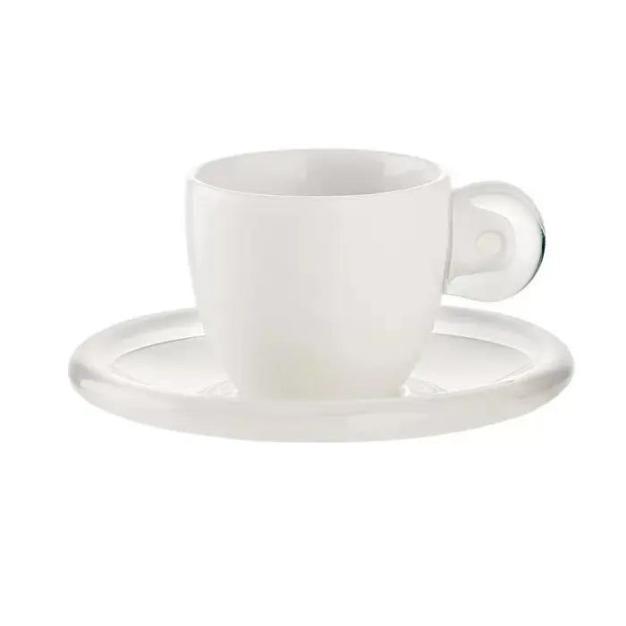 Guzzini Set 6 Espresso Cups With Saucers Gocce