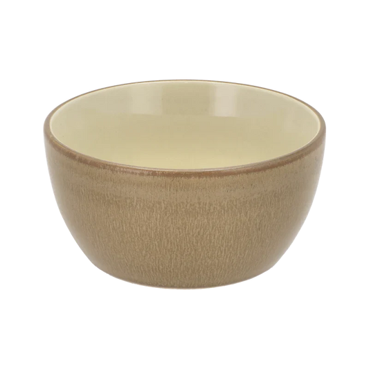 Bitz Living Bowl Wood 12cm Wood Sand Stoneware