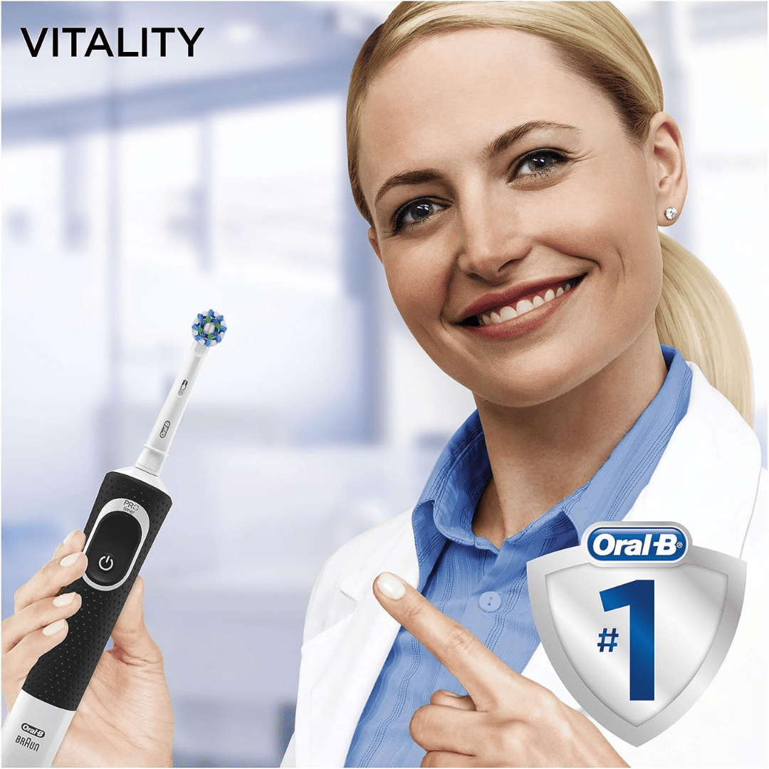 Oral-B Vitality 150 CrossAction Black Electric Rechargeable Toothbrush D100.413.1