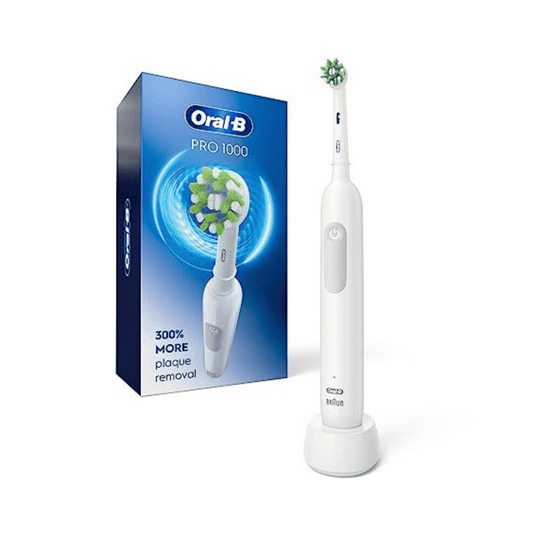Oral-B PRO 1000 Rechargeable Electric Toothbrush, CrossAction Brush Head