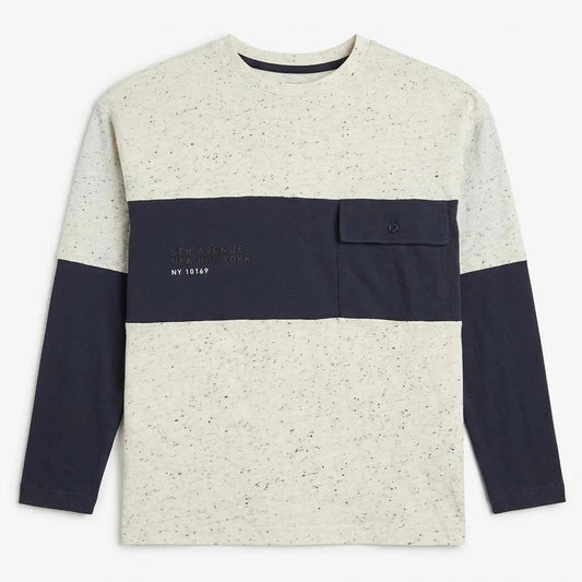 Zara Boy's White & Navy Blouse | Zara In Lebanon